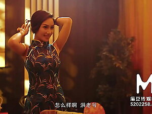 Trailer-Chinese Pertinent nearby Rub-down At full speed chaise longue EP2-Li Rong Rong-MDCM-0002-Best Avant-garde Asia Scandal Integument